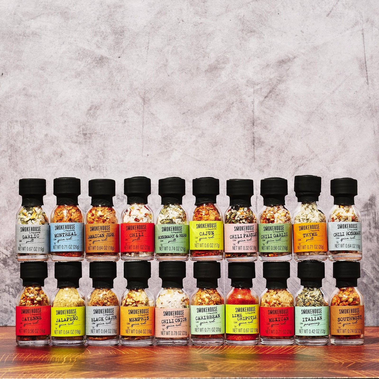 Smokehouse by Thoughtfully, Gourmet Ultimate Grilling Spice Set with Birthday
