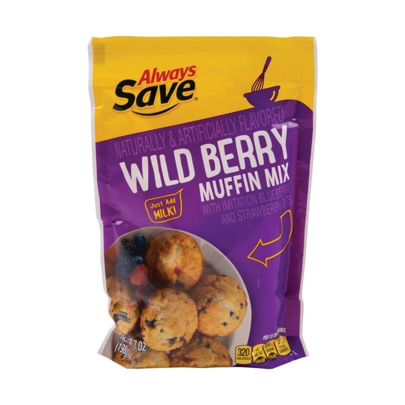 6x Always Save Wild Berry Muffin Mix Breakfast Baking Snack Bundle Sealed Lot 7o