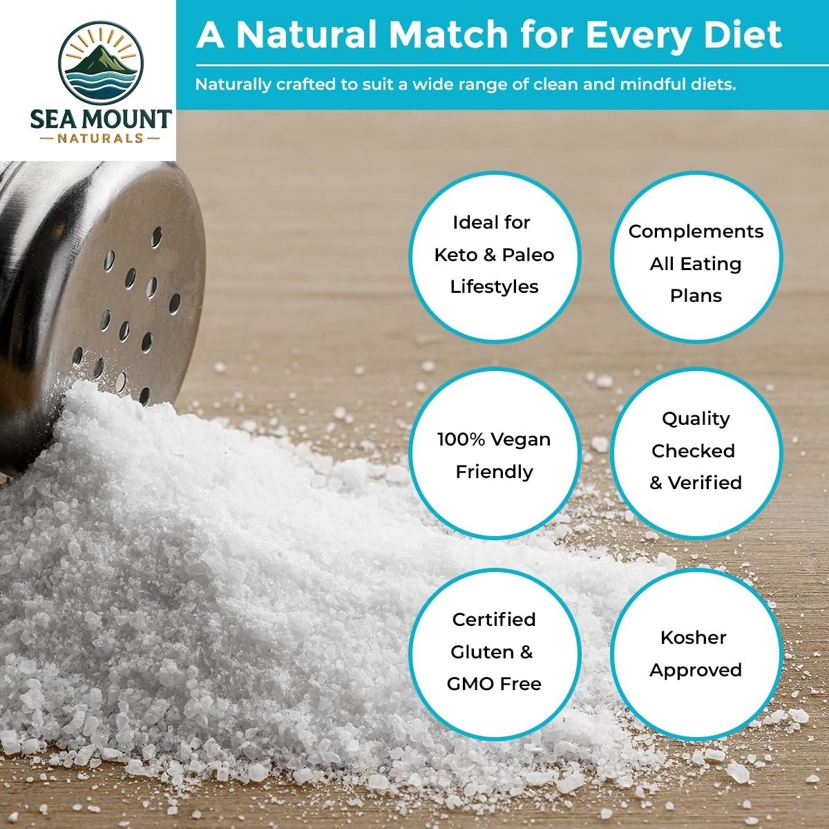 Celtic Sea Salt Fine Ground 18oz | Organic Unrefined French Sea Salt