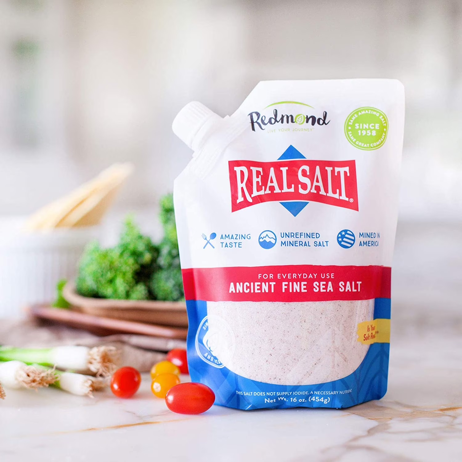 Redmond Real Salt Ancient Fine Sea Salt 16 oz