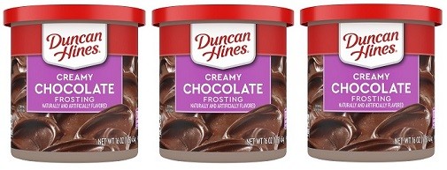Duncan Hines Frosting Creamy Chocolate 3 Pack
