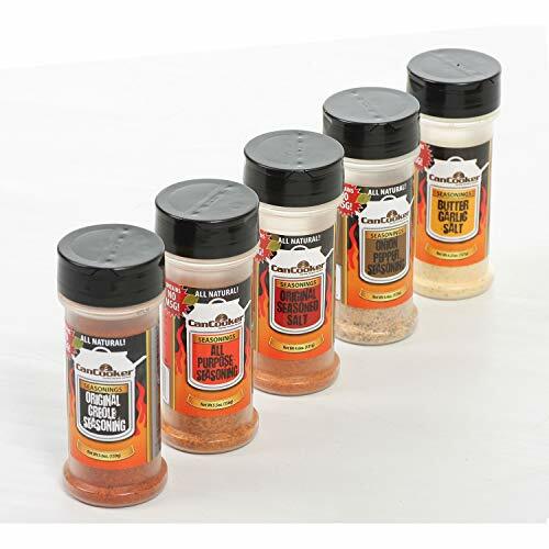CAN COOKER SEASONING All Natural Spices Sampler Pack Square 5-Pc CANCOOKER INC
