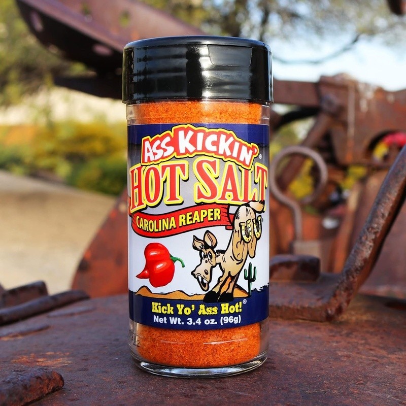 Hot Carolina Reaper Pepper Gourmet Salt Perfect Popcorn Seasoning Cooking Gift