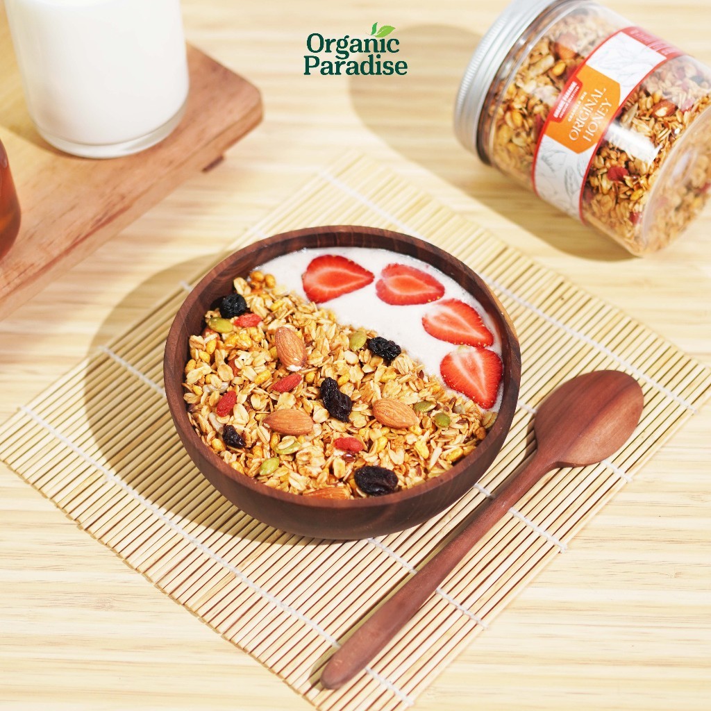 Honey Almond Granola Mix 1 Kg With Gojiberry Raisin Breakfast Cereal On The Go