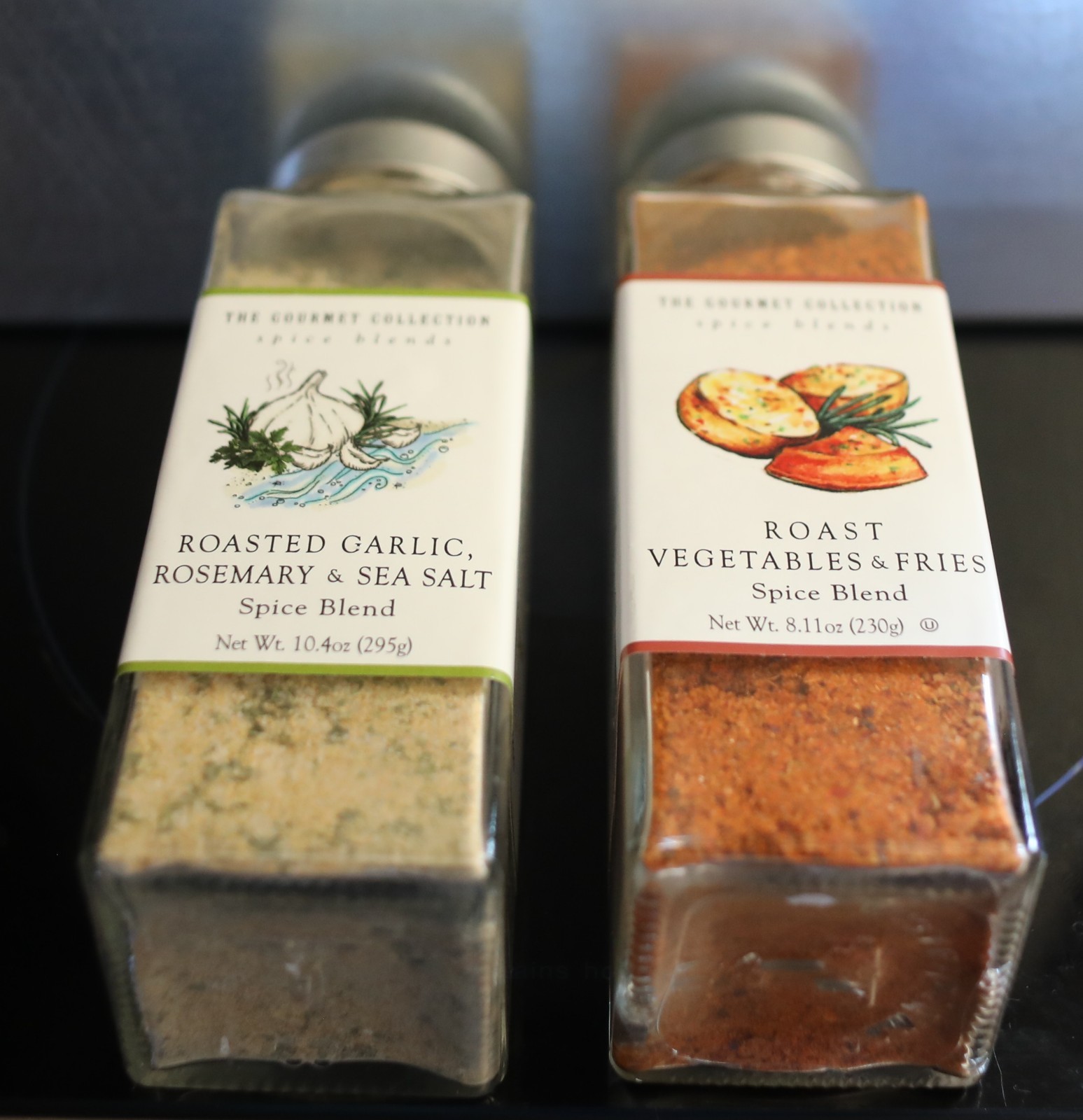 The Gourmet Collection Roasted Garlic Rosemary Sea Salt + Roast Vegetable Spice