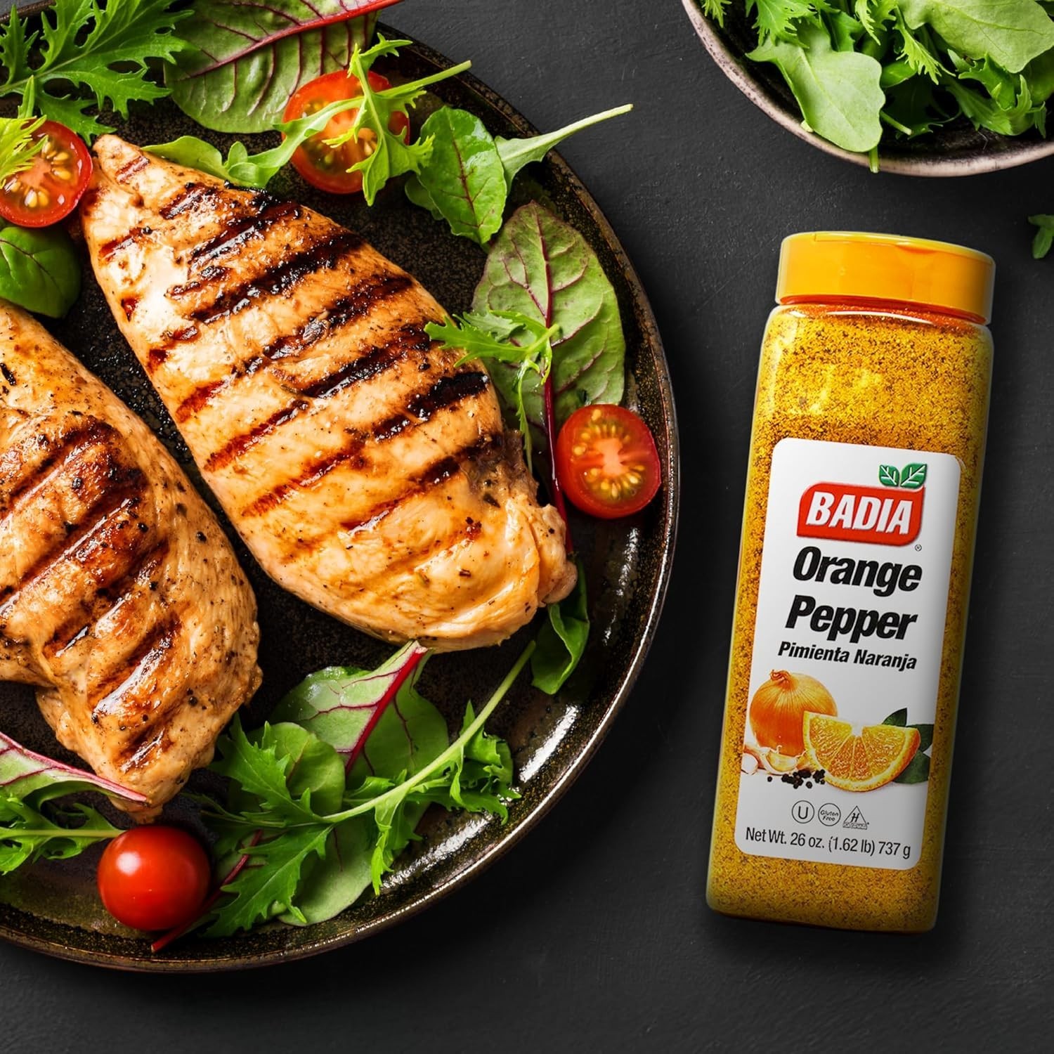 Versatile 26 oz Orange Pepper Seasoning – Perfect for Grilling & Baking