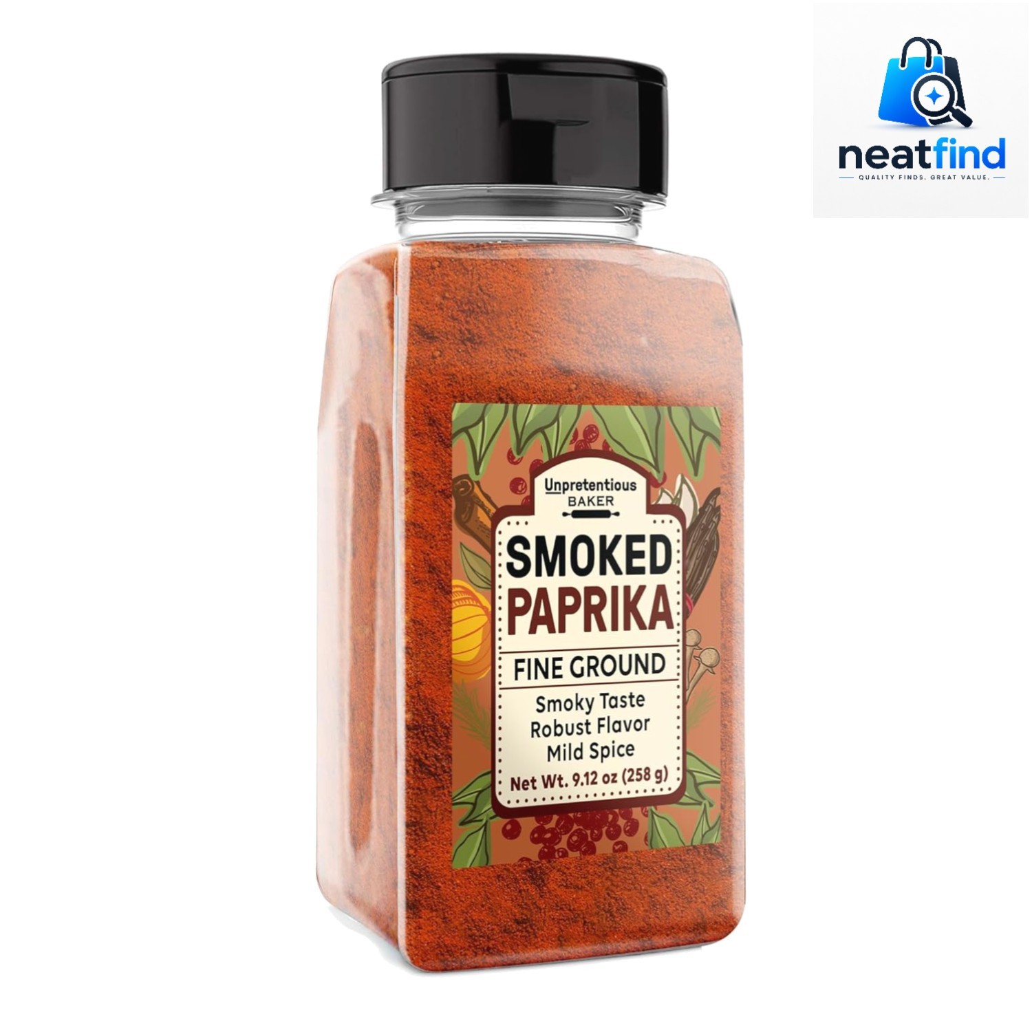 Smoked Paprika Ground Spice Made from Dried Red Chile Peppers, Strong & Smoke…