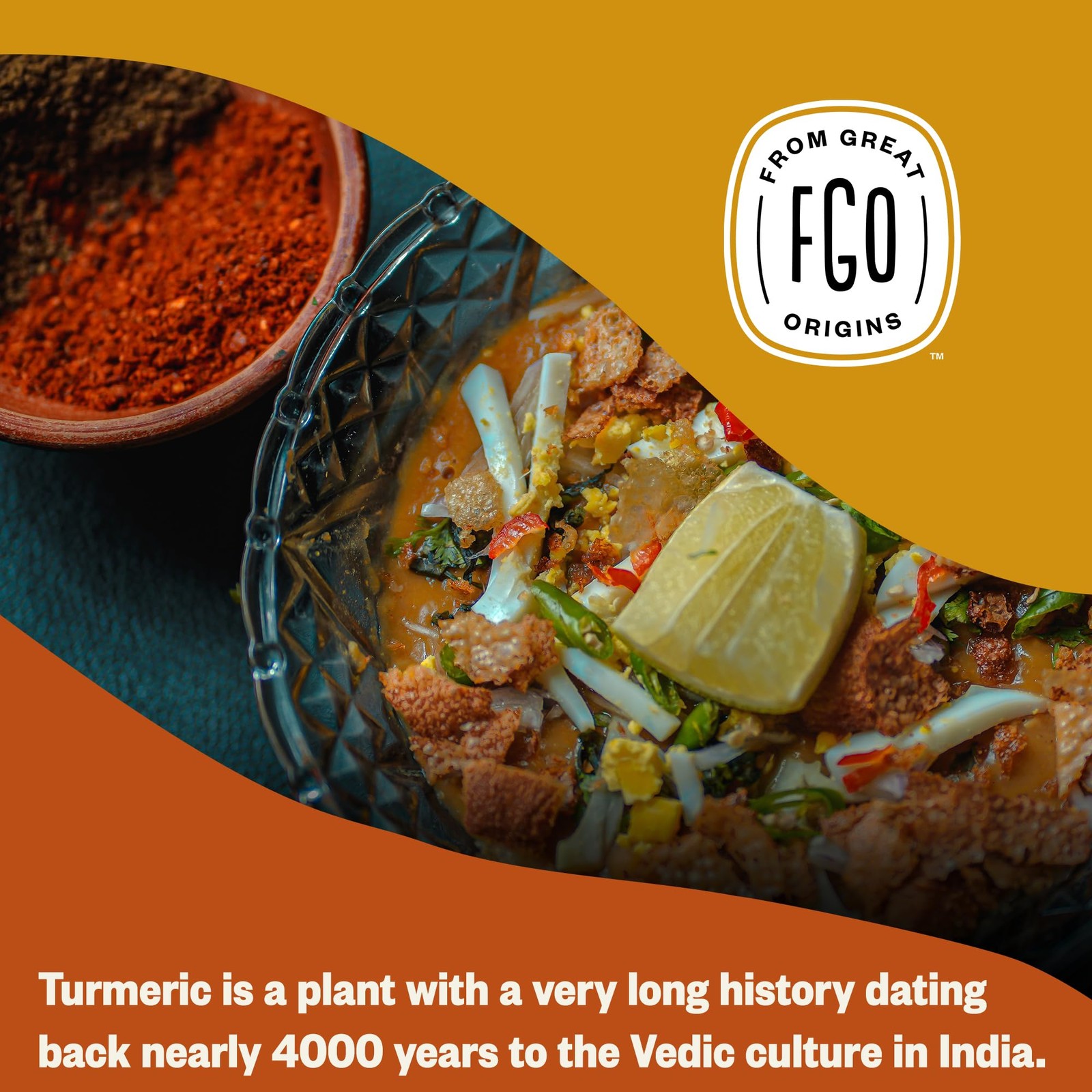 Organic Turmeric Powder w/Curcumin 8oz Resealable Pouch USDA Non-GMO India