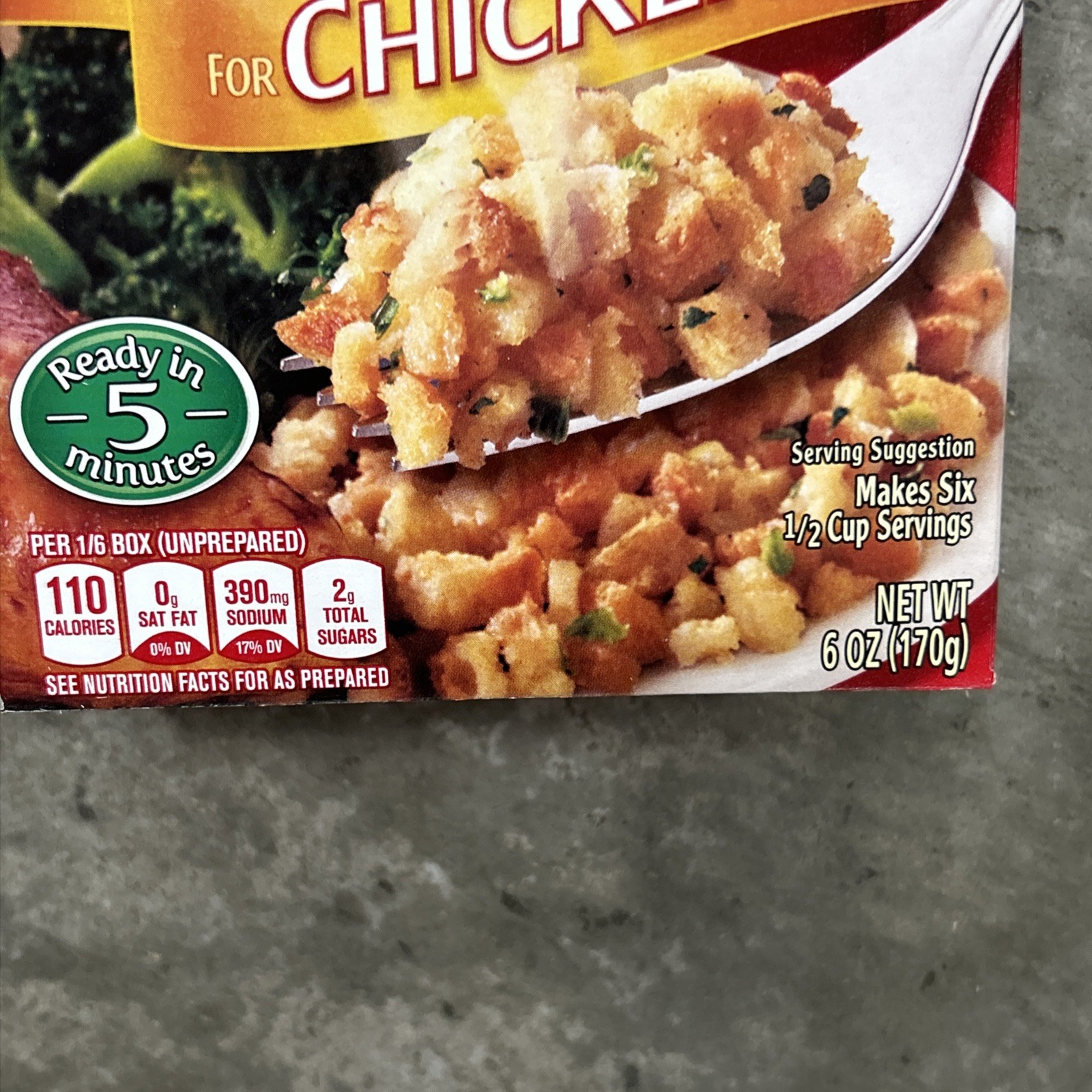 Chicken Flavored Stove Top Stuffing Mix Dinner Sides 6 Ounce (Pack of 4)