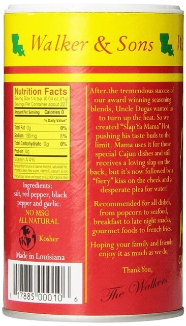 Slap Ya Mama All Natural Cajun All Purpose Seasoning HOT 8 oz. DEAL!!