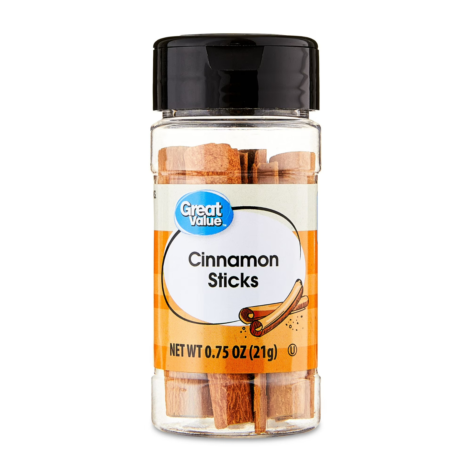 Great Value Cinnamon Sticks, 0.75 oz….