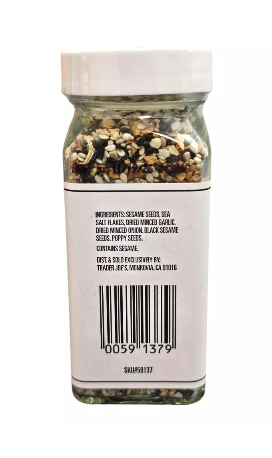 🔥2 Pks Trader Joe’s Everything but The Bagel Sesame Seasoning Blend 2.3 oz Each