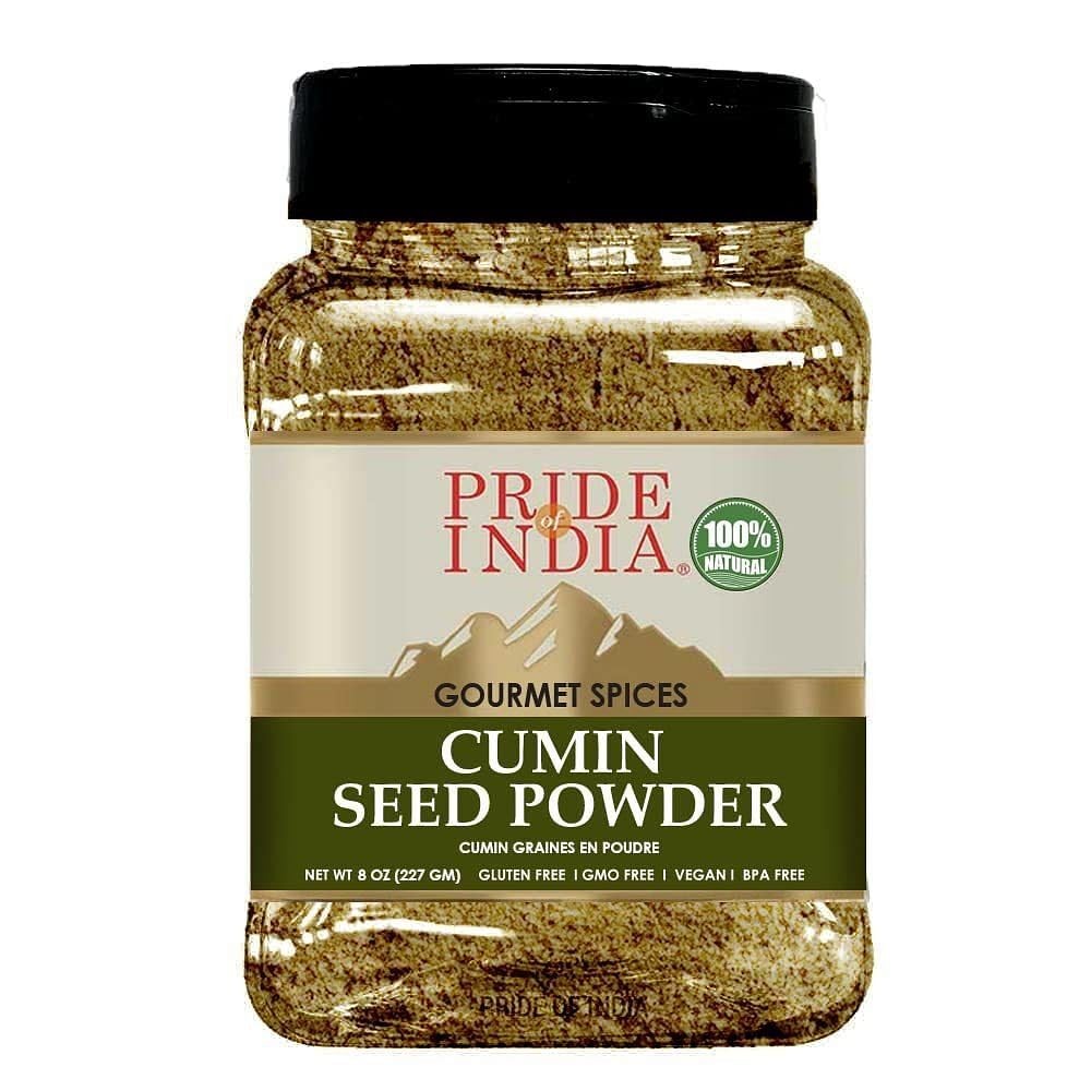 Organic Cumin Powder 8oz USDA Certified Gluten Free Vegan Spice for Cooking