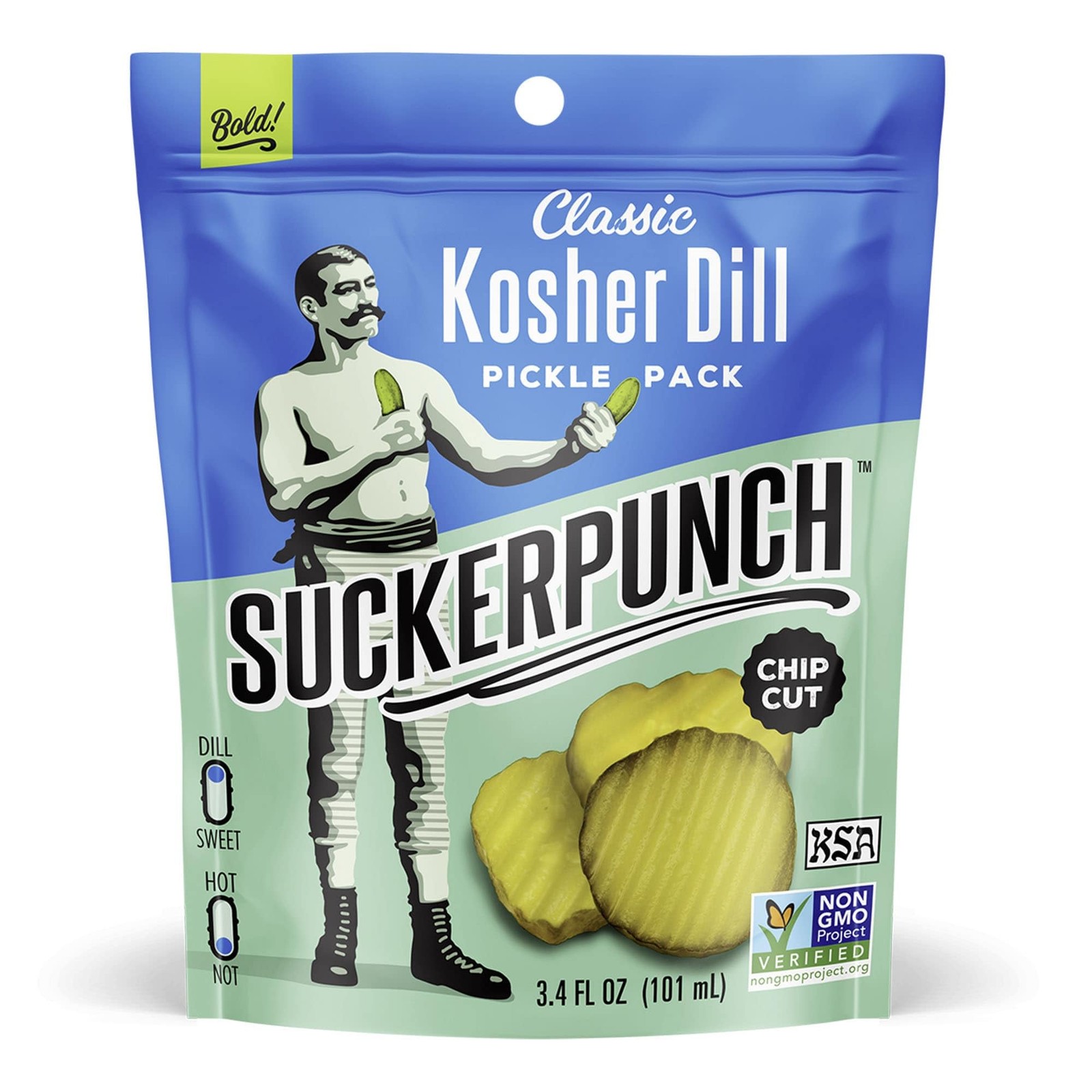 Dill Pickle Chips Snack Pack – Gluten Free, Low Calorie, Keto Friendly, Vegan