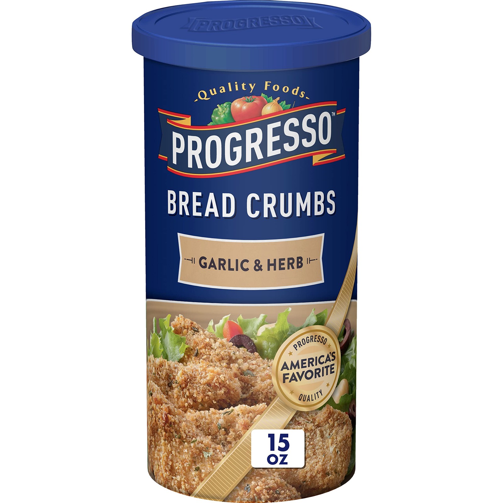 Progresso Bread Crumbs, Garlic and Herb, Cooking 15 Ounce (Pack of 1)