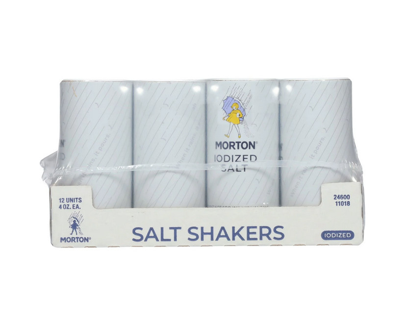 Morton Iodized Salt Shakers , 12 pk.