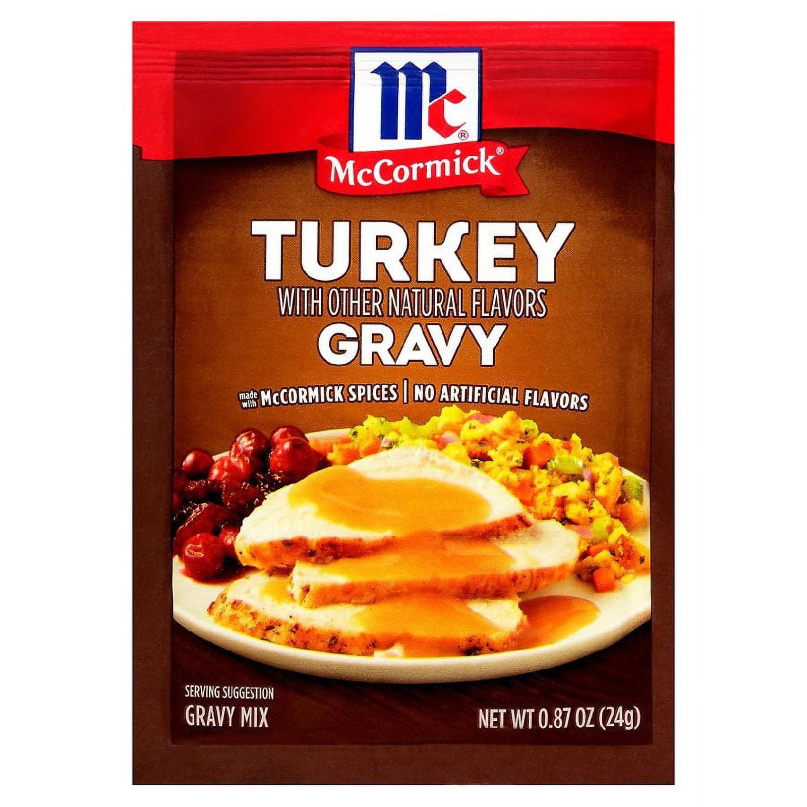 McCormick Gravy Mix, Turkey, 0.87 oz