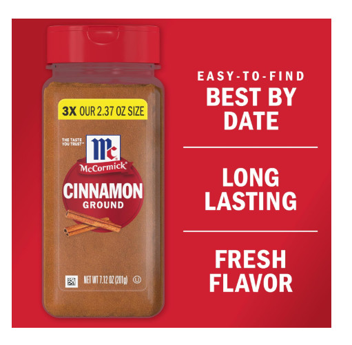 McCormick Ground Cinnamon, 7.12 oz