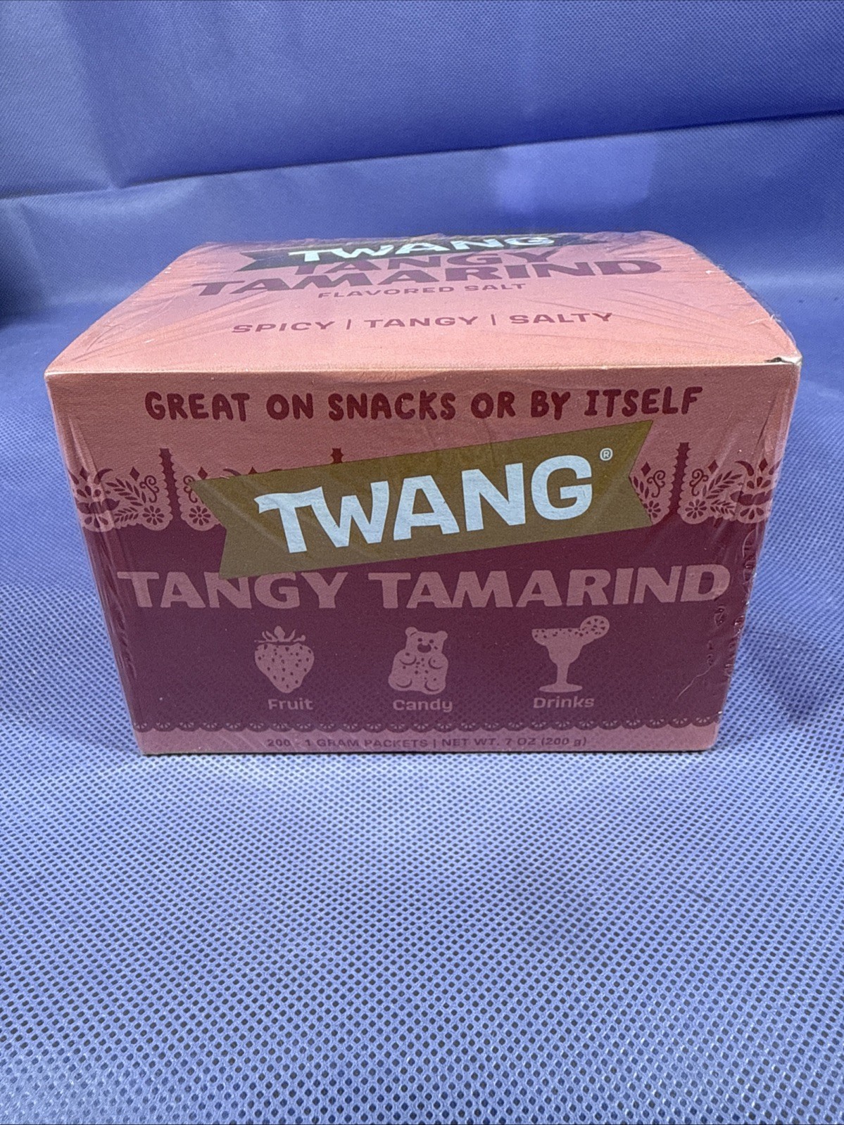 Twang Chamoy Flavored Snack spicy Salt Packet (Box of 200) Z5