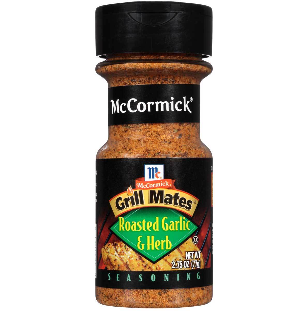 McCormick Roasted Garlic & Herb Grill Mates Seasoning – 2.75 Oz – Pack of 9