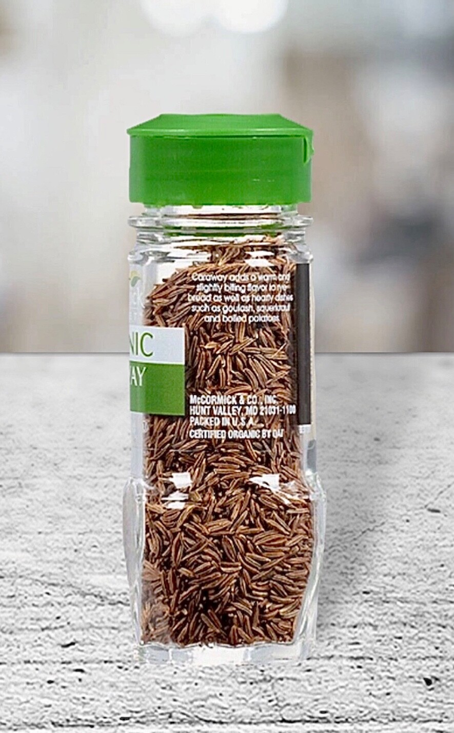 McCormick Gourmet Organic Caraway Seed ~Non-GMO 1.62.oz Each