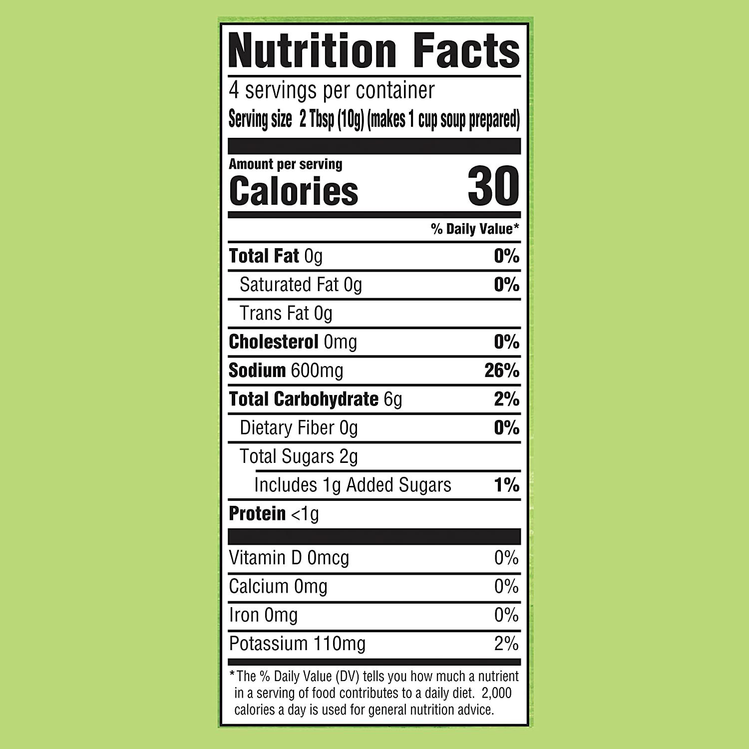Soup Mix and Recipe Mix For Soups, Sauces and Simple Meals Vegetable 1.4 oz 4pk
