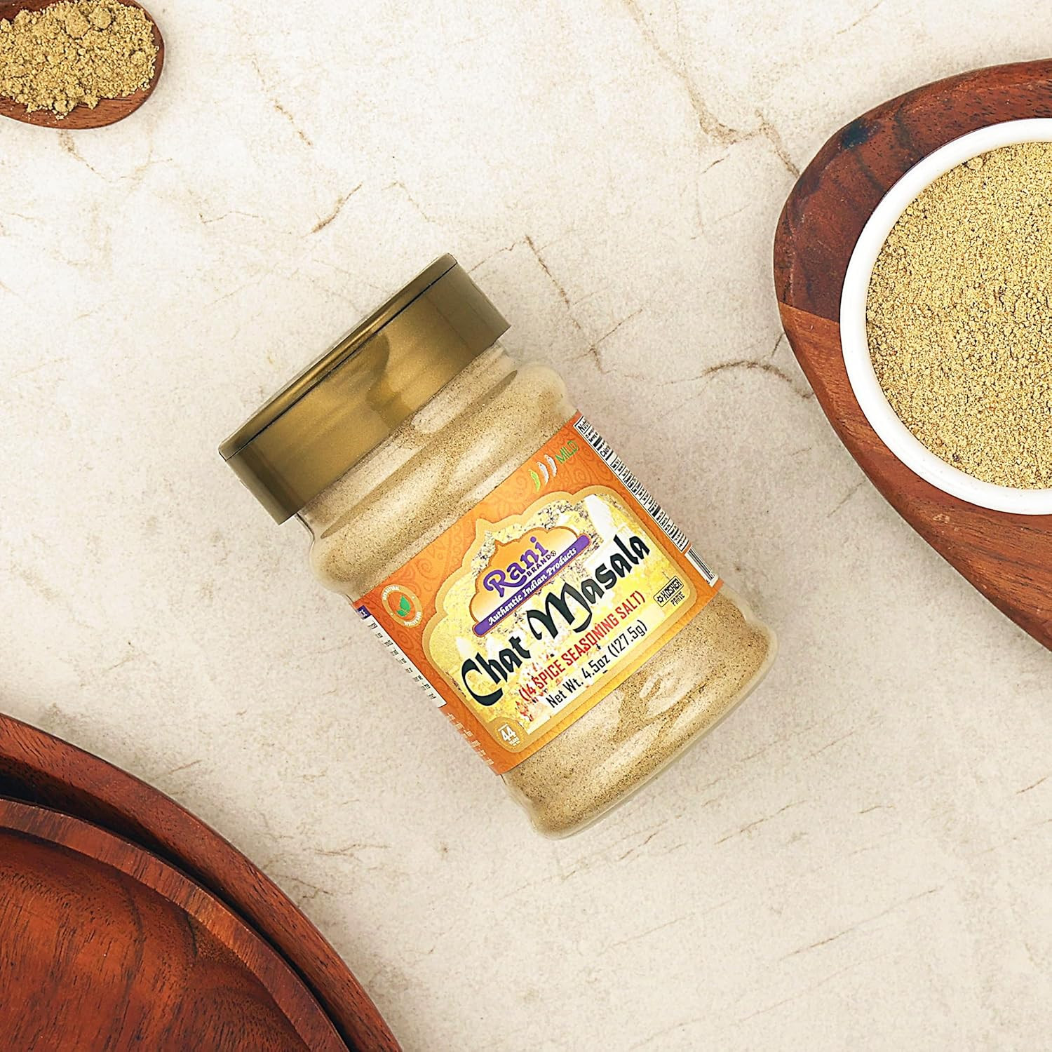 Chat Masala (14 Spice Seasoning Salt) Tangy Indian Seasoning 4.5oz (127.5g) PET