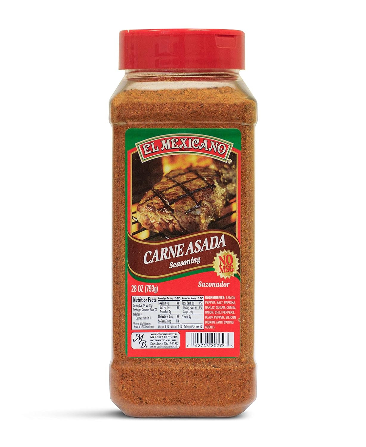 Carne Asada Seasoning, 28 Oz (Pack 1)