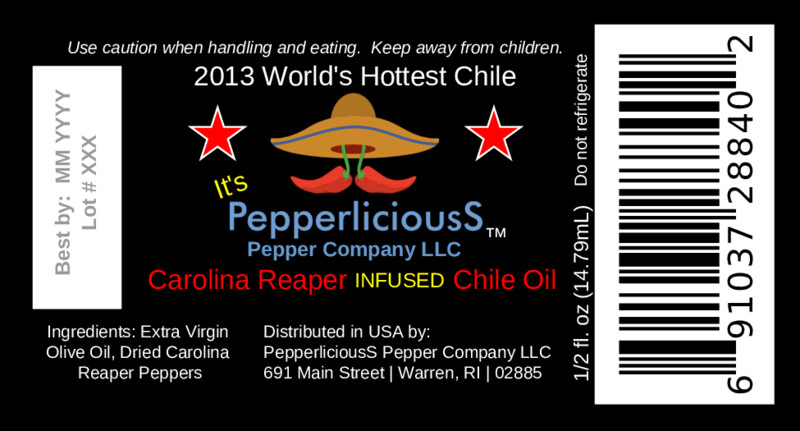 20 DRIED CAROLINA REAPER PEPPER PODS + 1/2 OZ REAPER OIL + 1/2 OZ REAPER FLAKES