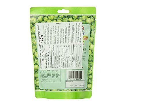Hapi Wasabi Coated Green Peas, 4.23 oz (12 pack)