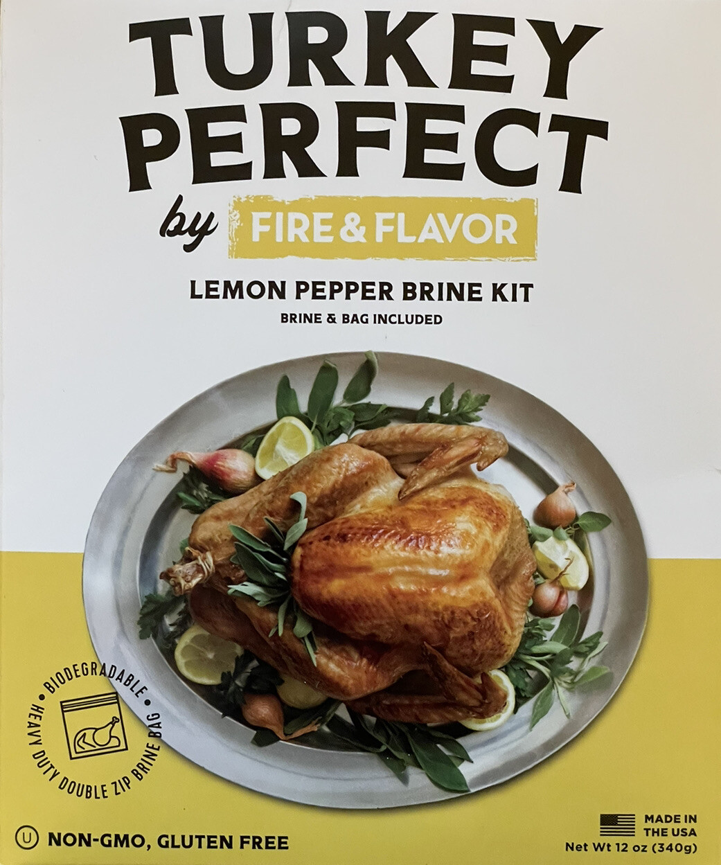 Fire & Flavor Turkey Pefect Brine Kit – Lemon Pepper