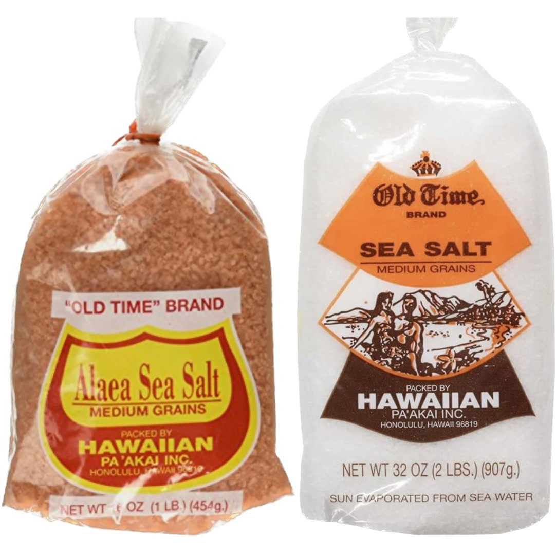 1 PACK – Hawaiian Salt From Hawaii Island – Old Time Pa’Akai – Choose Flavor