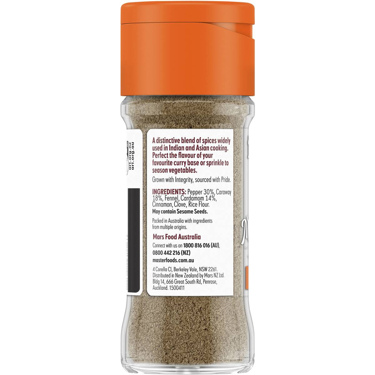 Masterfoods Garam Masala Spice Blend Seasoning 30g