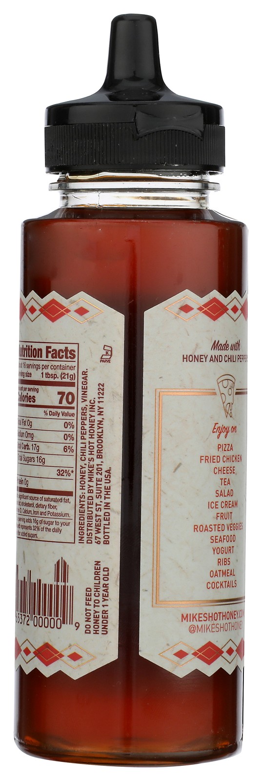 Mike’S Chili Infused Hot Honey 12 Oz Spicy Tea 6 Pack