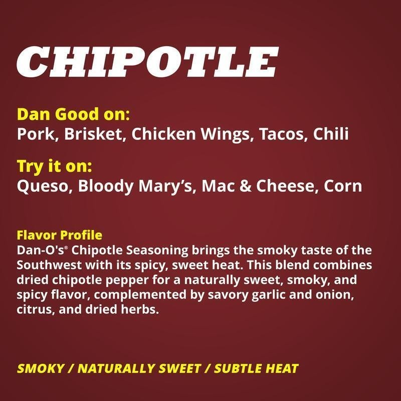 Chipotle Seasoning All-Purpose Smoky Flavor Great Grilling Smoking BBQ New