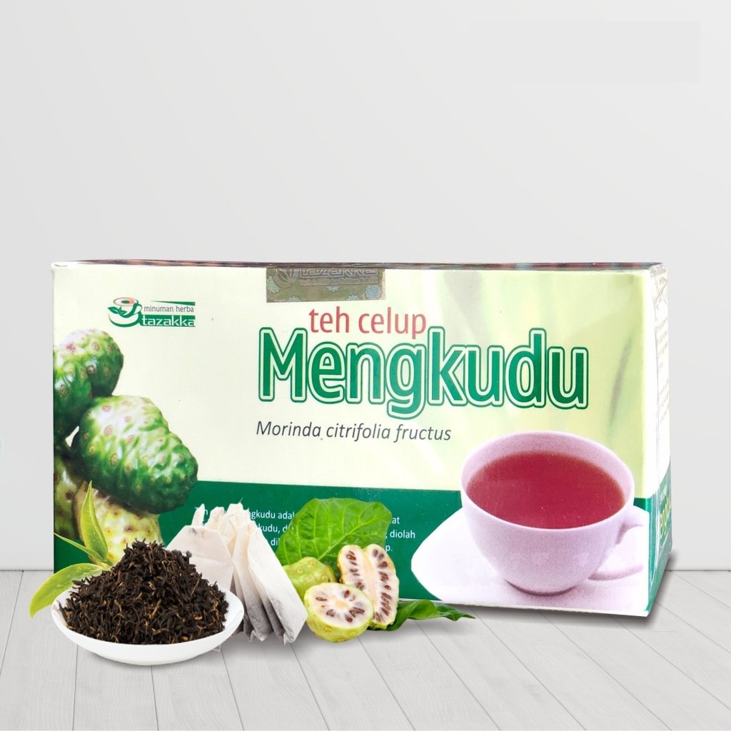 Tazakka Noni (Mengkudu) Herbal Tea Bags 20ct (40g) | Botanical Brew Ritual