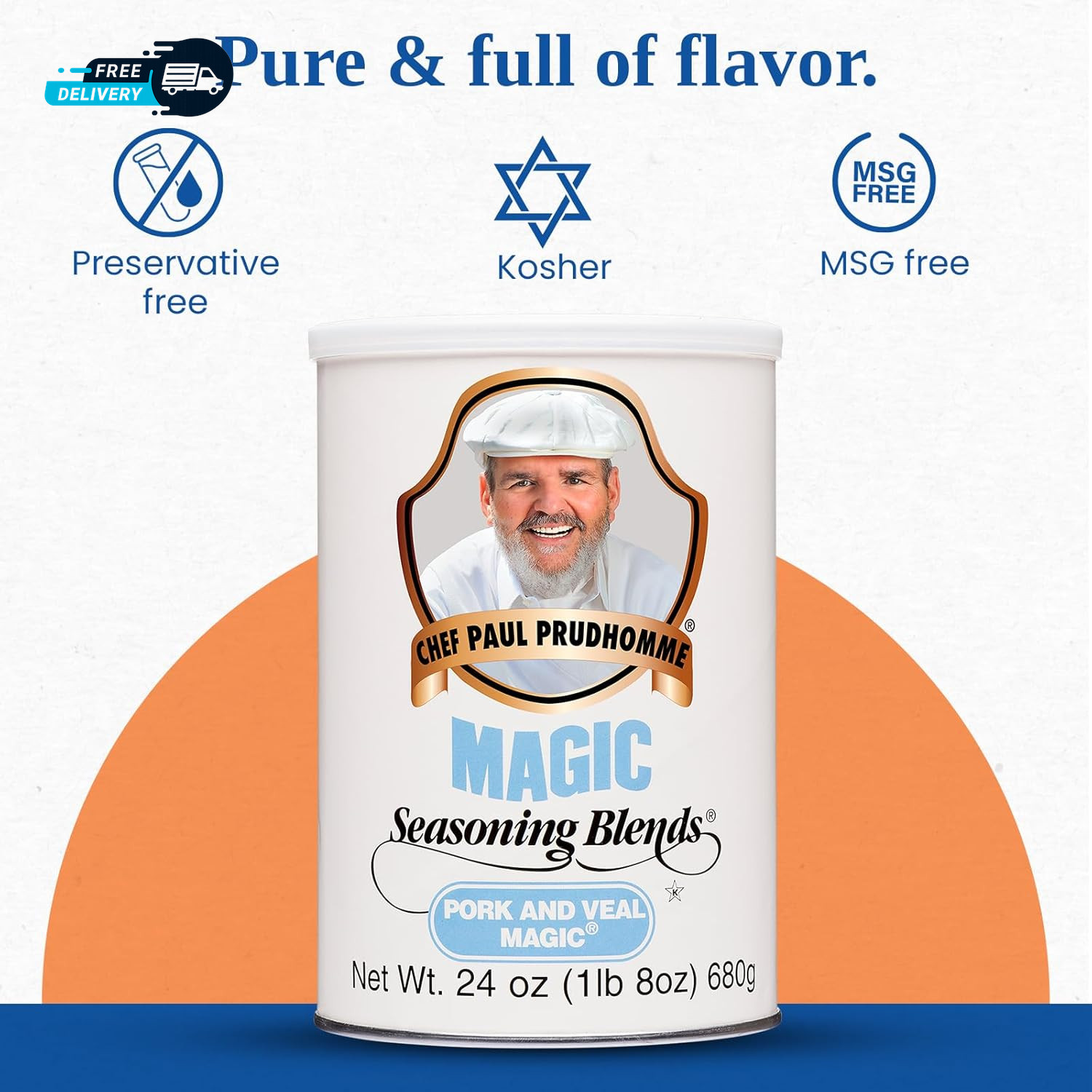 Chef Paul Pork & Veal Magic | Bold & Smoky Seasoning | Perfect for BBQ Grilling