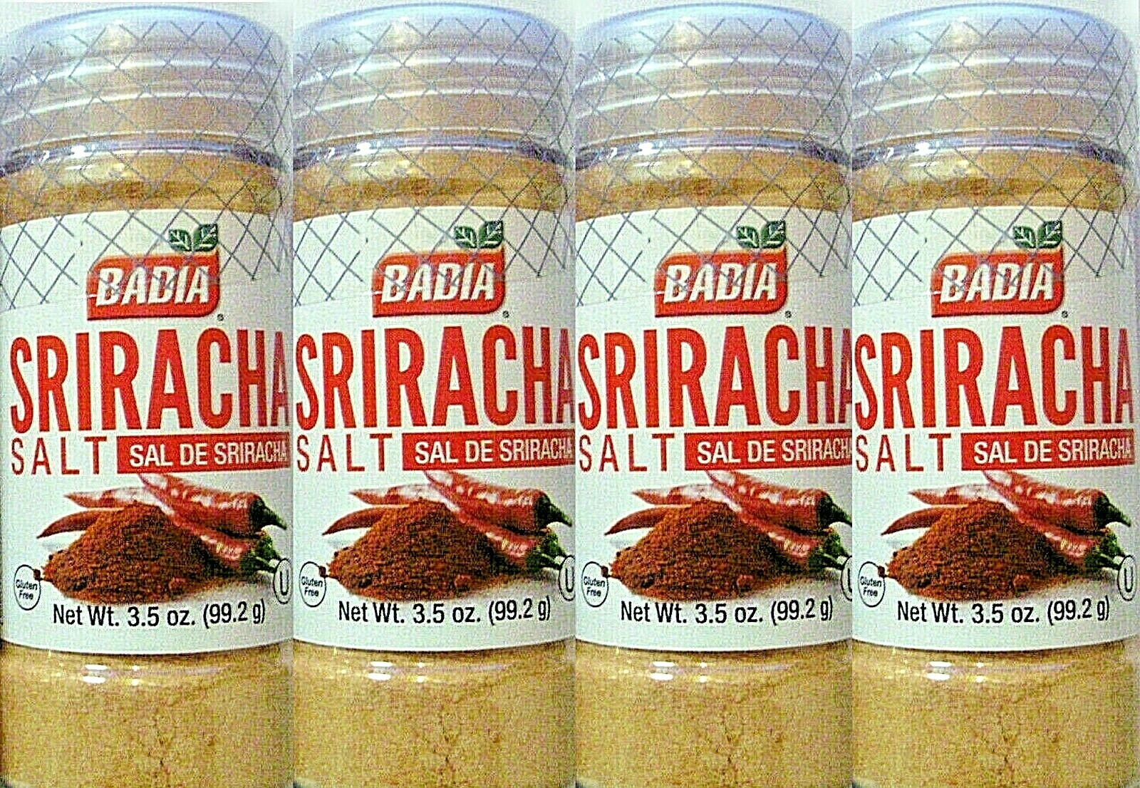 (4) Badia SRIRACHA SALT Seasoning 3.5 oz (99.2g) Ea BB: 02/2025 NEW Sealed Fresh