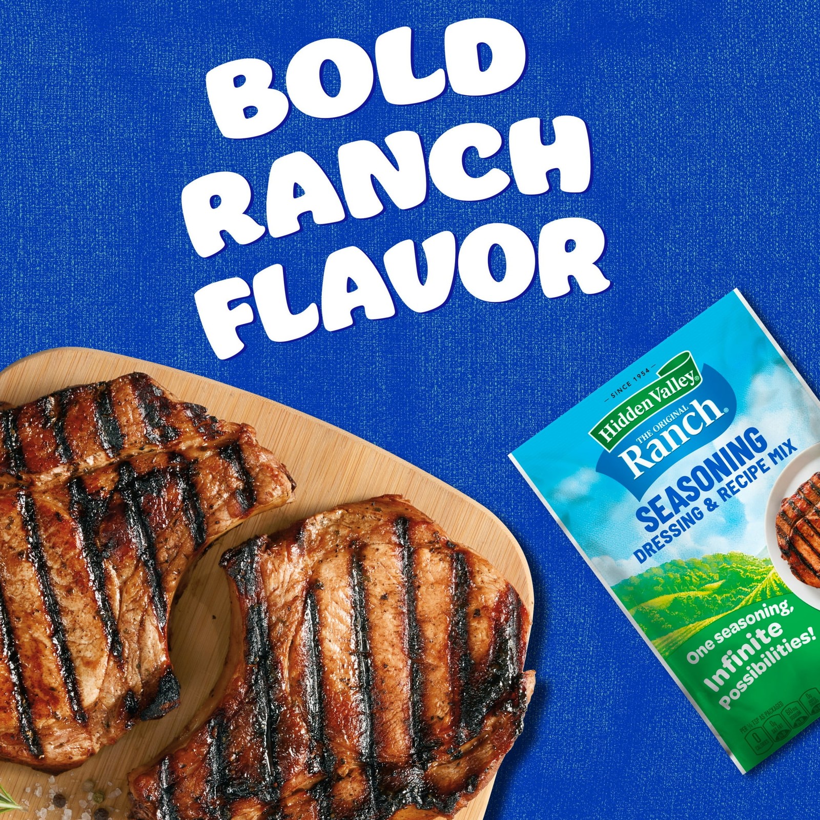 Hidden Valley Original Ranch Dip Mix 4 Pack 1 oz Seasoning Packet Ranch Dip