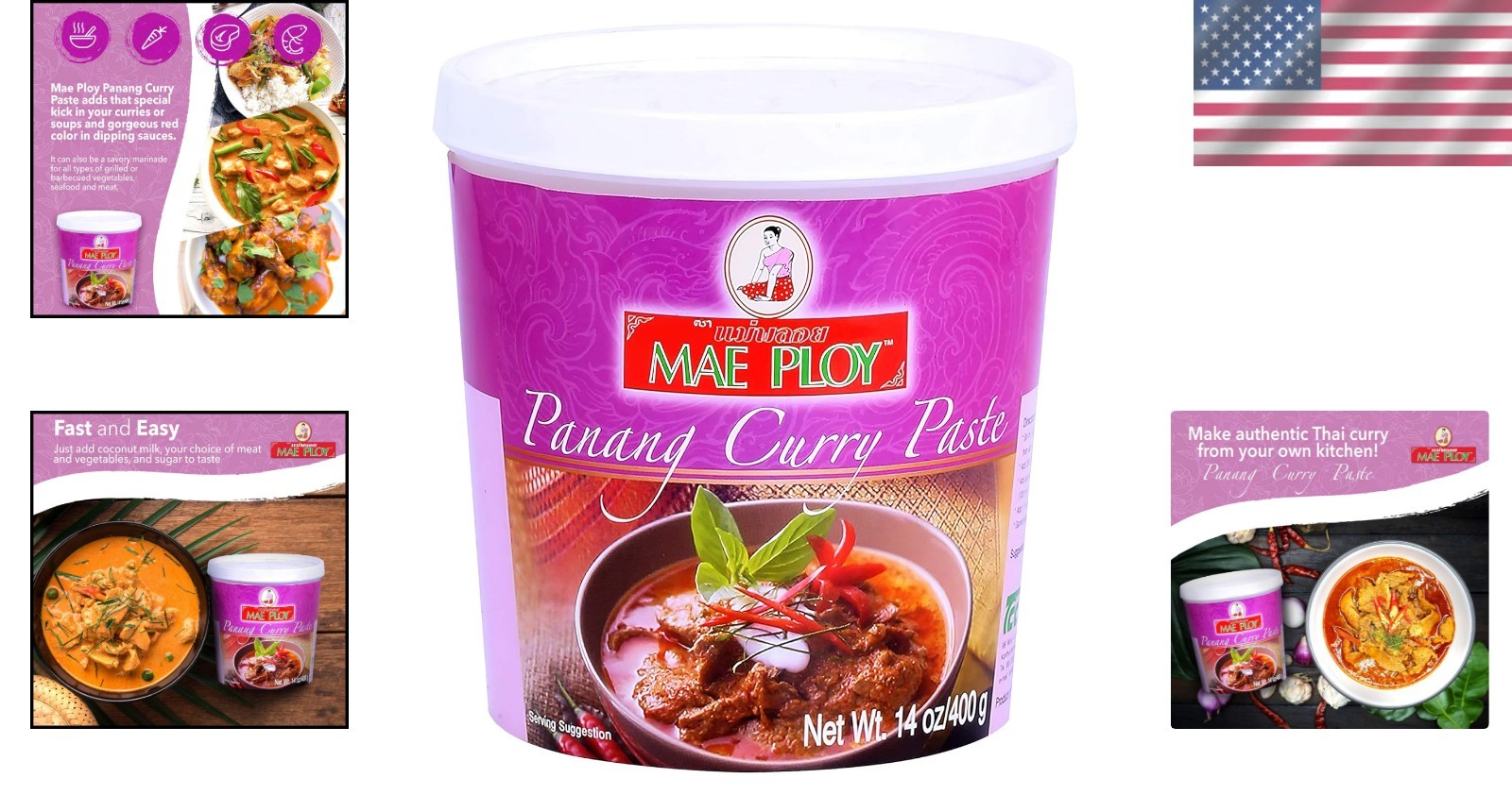 Delicious Authentic 14 oz Panang Curry Paste – Recreate Your Favorite Thai Meals
