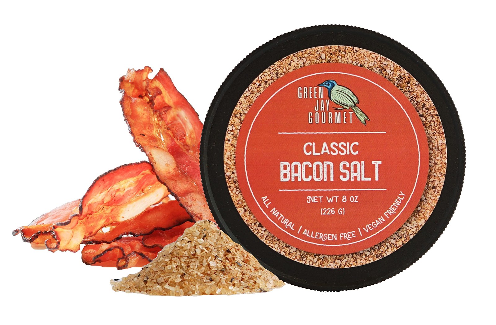 Classic Smoked Bacon Salt – Steak Seasoning & Bacon Seasoning Salt – Applewoo…