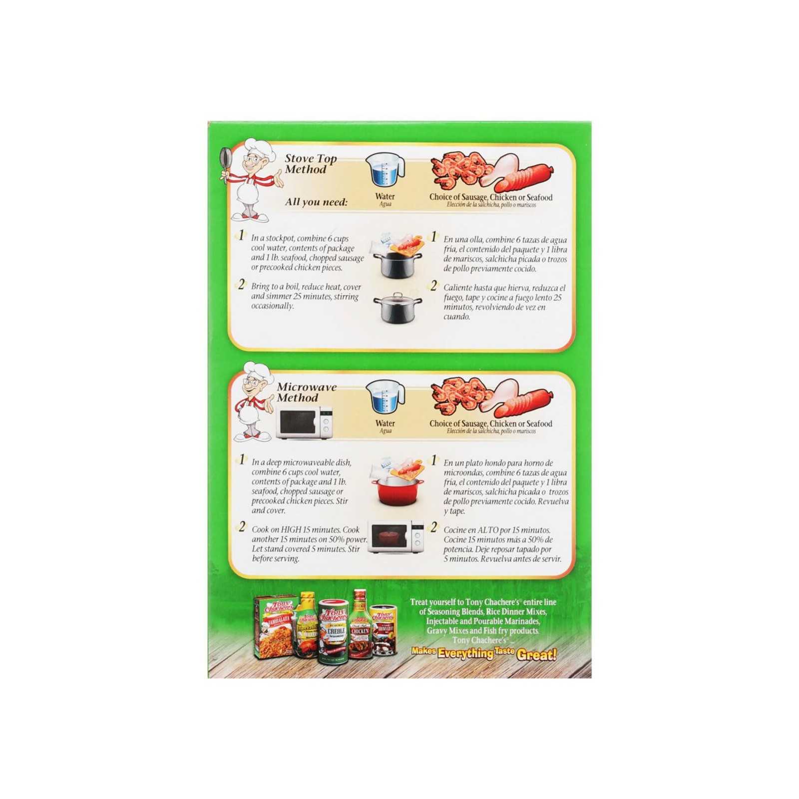 Tony Chachere’s Creole Gumbo Dinner Mix Pack Of 4 Authentic Cajun Flavor 8Oz