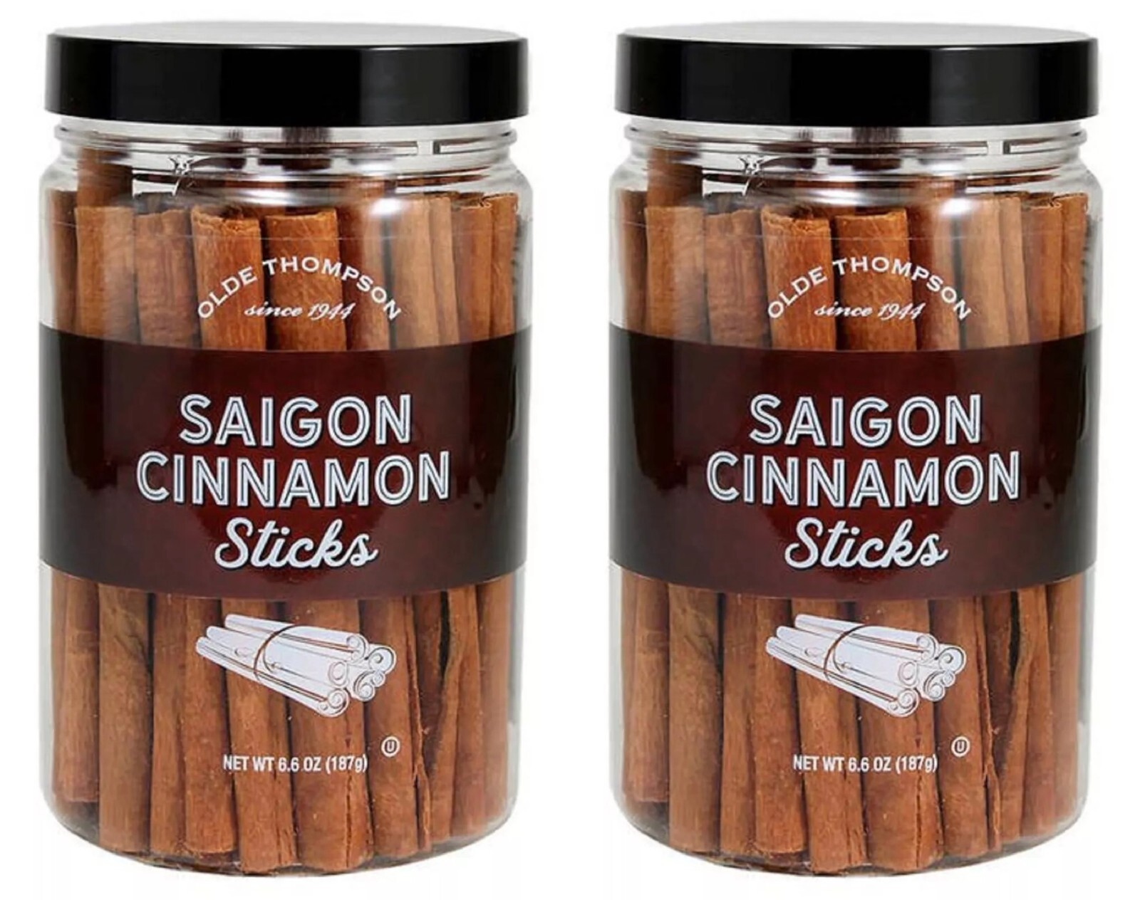 2 PACK – Olde Thompson Saigon Cinnamon Sticks 6.6oz Rich Aroma Kosher Fresh