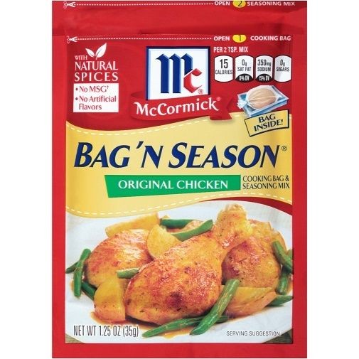 McCormick Bag ‘n Season Original Chicken 3 Packet Pack