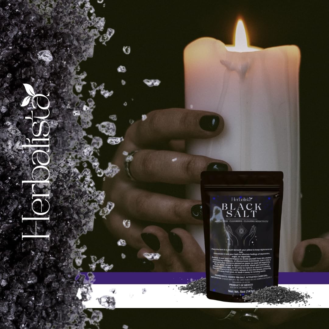 Viral on TikTok – Black Salt for Protection 5oz (141G) – Sal Negra Para Bruje…