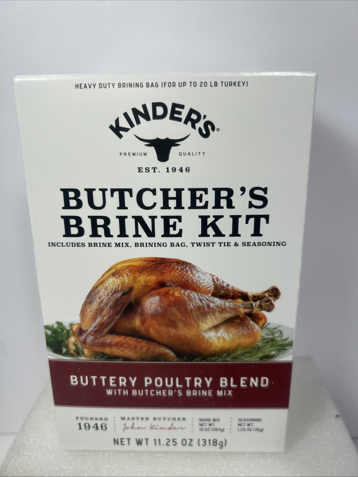 Kinder’s Butcher’s Organic Poultry Brine & Rub Kit with Brining Bag 11.25 oz 3