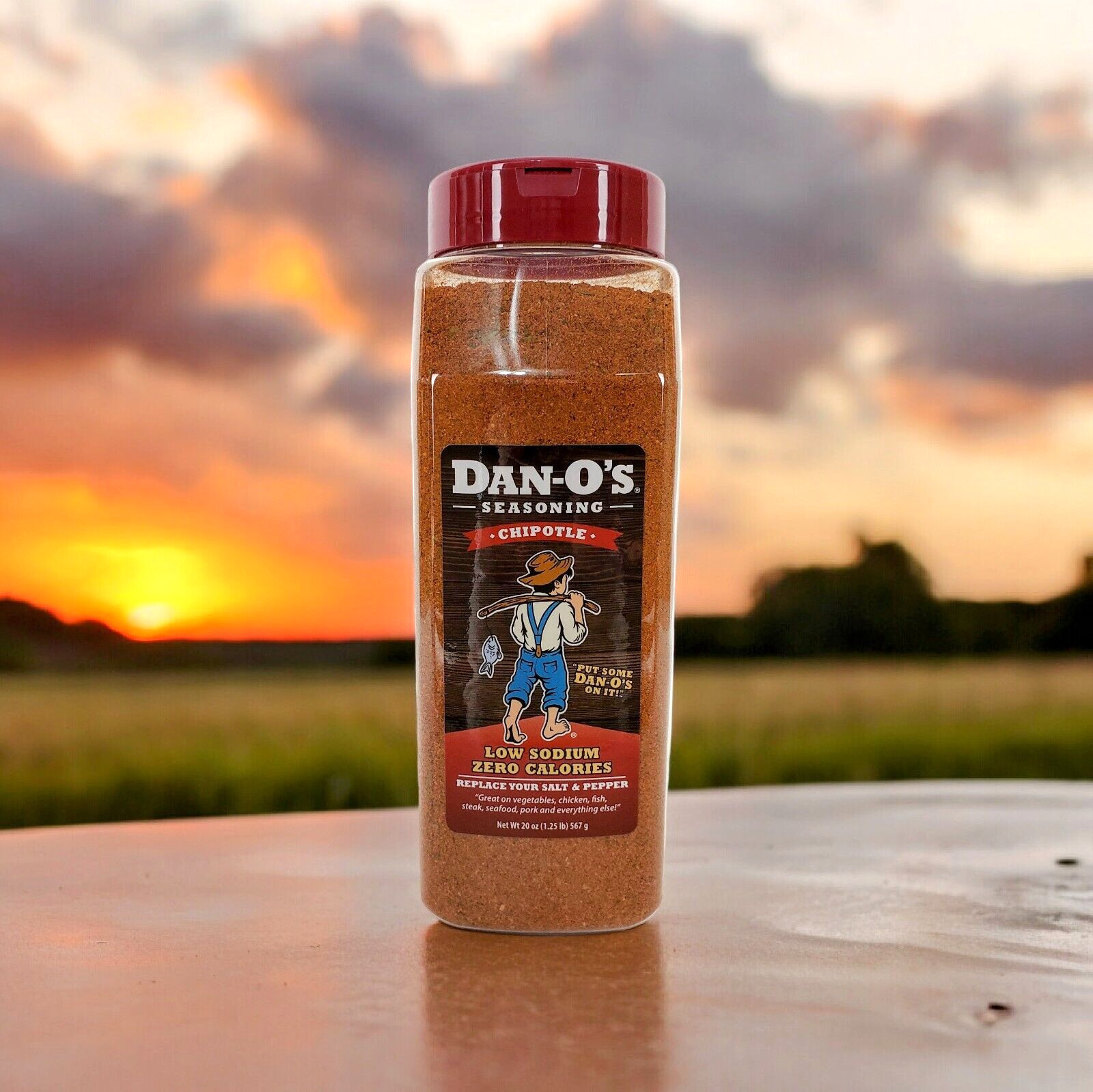 Dan-O’s Chipotle Seasoning All Natural Low Sodium Zero Calories Spice Mix 20 oz