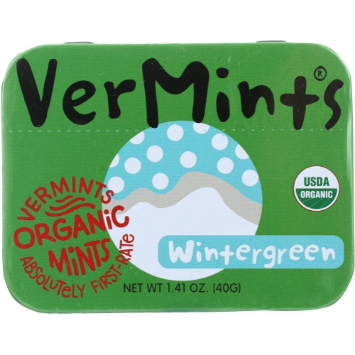 Candy Wintergreen Org 1.41 Oz(Case Of 6) By Vermints