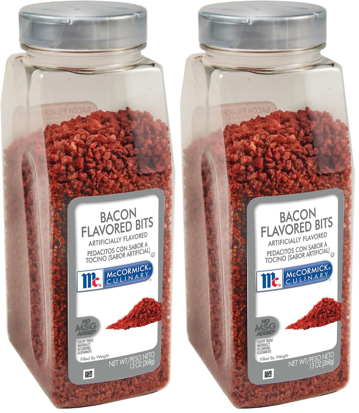 McCormick Culinary Bacon Flavored Bits, 13 oz, 13 Ounce (Pack of 2), Red