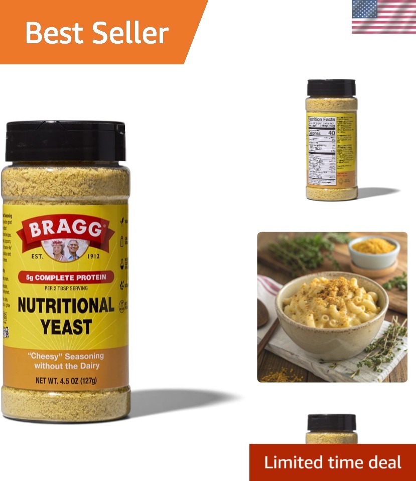 Nutritional Yeast Seasoning 4.5 Ounce Packaging May Vary